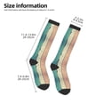 thumbnail image 2 of Naloa Hardwood Thigh High Socks Extra Long Stretchy Sock Women Over Knee High Opaque Stocking Daily Wear, 2 of 6