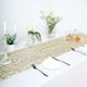 Efavormart 16" X 72" Gold Wire Nest Table Runner, Metallic String Woven ...