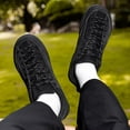 thumbnail image 5 of Men's Retro Low-Top Casual Sneakers – Lightweight Lace-Up Walking Shoes, Comfortable Everyday Athletic Footwear for Travel, Work and Outdoor Activities, 5 of 10
