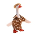 thumbnail image 5 of 6 Inch Premium Resin Desktop Goose Statue with Outfit and Hat, Funny Office Mini Table Decoration, for Entryway, Dormitory, Mini Garden, 5 of 6