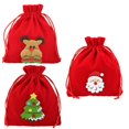 thumbnail image 3 of Cookie Packaging Drawstring Pouch For Holiday Gift Giving Suitable For Friends And Kids 3Pcs, 3 of 3