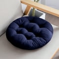 thumbnail image 6 of SKDOGDT Home Gifts Sale Clearance 30% Off,Outdoor Chair Cushions,Patio Chair Cushions,Thickened Round Chair Cushion,Office Cushion,Chair Cushions,18x18 In,Navy, 6 of 6