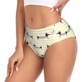 thumbnail image 2 of Balery Dachshund Dog Puppy Ropa Interior de Algodón para Mujer con Dibujo – Braguitas Cómodas y Elásticas, Estilo Clásico-X-Small, 2 of 6
