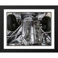 thumbnail image 2 of Stephen Chambers 18x15 Black Ornate Wood Framed With Double Matting Wall Art Titled - Jaguar D Type 2, 2 of 6