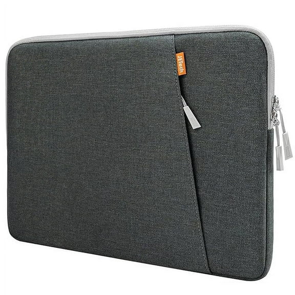 JETech Laptop Sleeve for 14-Inch MacBook Air/Pro, MacBook Pro M4 / M3 / M2 / M1 2021-2024, Waterproof Bag Case with Pocket, Compatible with 14 Inch Notebook (Dark Grey)