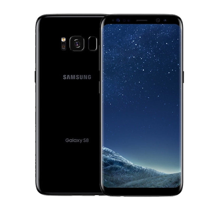 Refurbished Samsung Galaxy S8 Plus 64GB Verizon + GSM Unlocked G955U Smartphone - Black
