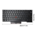 thumbnail image 5 of Tecillos para computadora portátil EE. UU. Equipo de entrada de entrada Tipo de fluidez Reemplazo de piezas Accesorios de computadora Reemplazo de teclado para ThinkPad E14 Slim Inevent EL006150-00B, 5 of 5