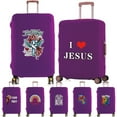 thumbnail image 2 of For 18-32 Inch Luggage Cover Suitcase Protector Travel Accessories Unlimited Jesus Print Trolley Case Thicker Elastic Dust Cover 8jesus007 S, 2 of 6