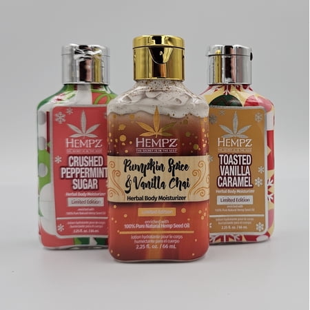 Hempz Holiday Limited Edition Mini Scents Body Lotions Gift Set Mini Lotion