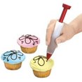 thumbnail image 1 of Silicona Cupcake decoración glaseado tubería pistola pastel galleta pastelería crema Chocolate tubería glaseado jeringa placa pintura pluma TUNC Sencillez, 1 of 5