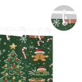 thumbnail image 5 of Yayeee Shower Curtain with Hooks 72"x72" Waterproof Fabric Bathroom Hanging Decor, Christmas Tree, 5 of 5