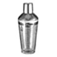 thumbnail image 3 of Visol VAC377 Soiree Recipe Glass Cocktail Shaker - 12 oz, 3 of 3