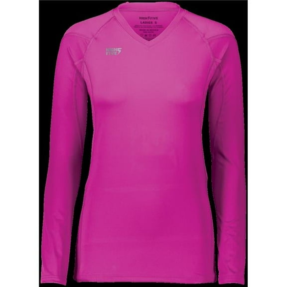 GIRLS TRUHIT LONG SLEEVE JERSEY, M, POWER PINK