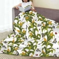 thumbnail image 6 of Vsdgher Corn And Butterflies Ultra-Soft Micro flannel Blanket Throw Blankets for Couch Sofa, Bed (4 sizes)-60"x50", 6 of 7