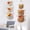 #48Coffee, variant on Hanging Fruit Baskets 3 Tier Door Storage Boxes, Hand Woven Jute Wall Baskets for Kitchen Living Room, Closet organizers for produce snacks, Decorative Storage for Bathroom
