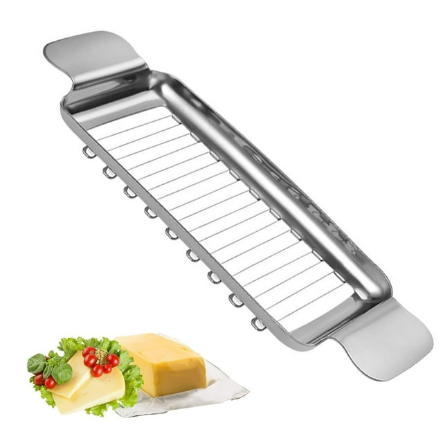 WHEANG Multi Function Kitchen Slicer – Butter & Cheese Cutter Egg Slicer Foie & Cheese Divider With Stainless Wires Ergonomic Handle For Smooth