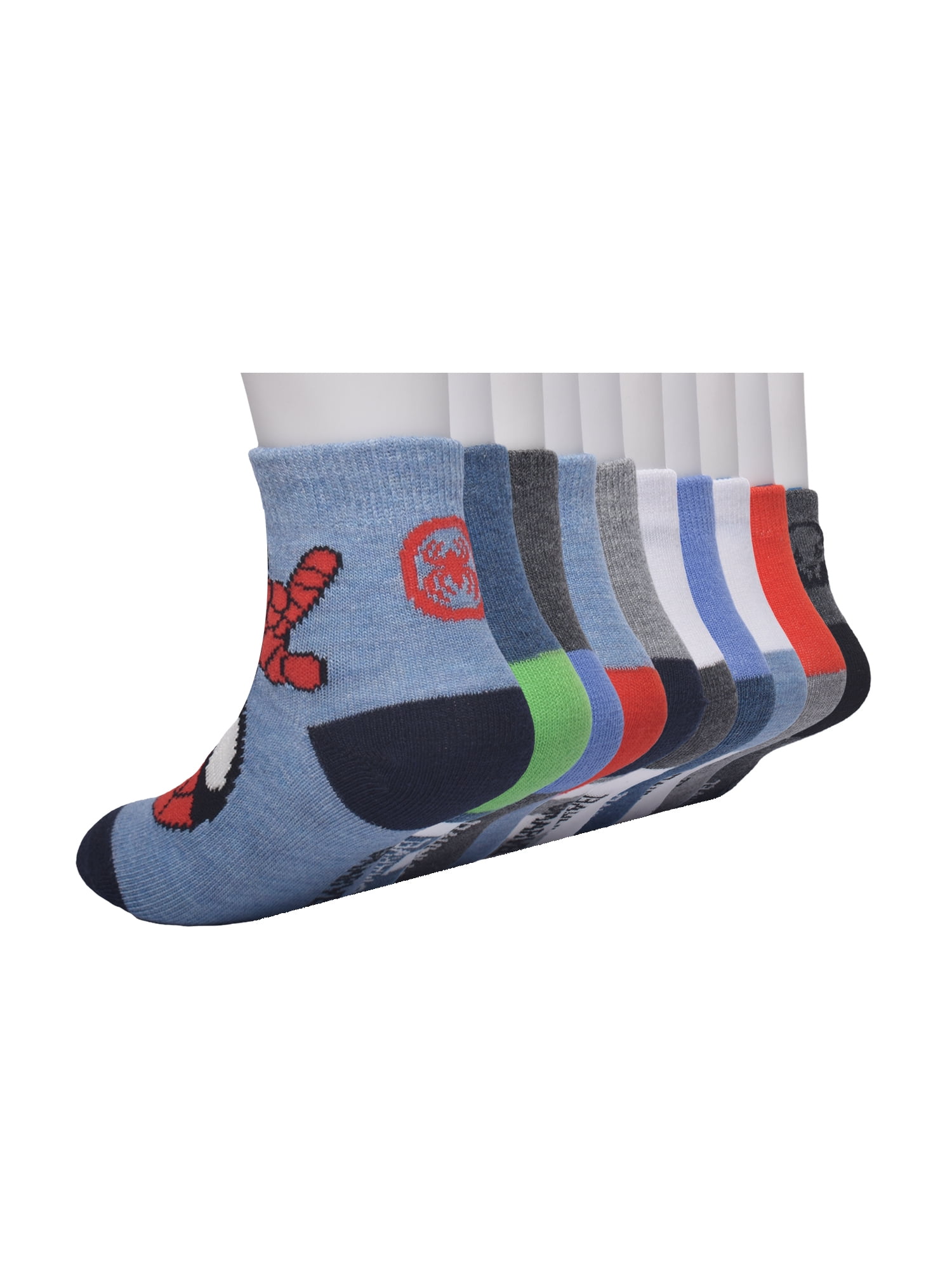 Character Toddler Ankle Socks, 10-Pack, Sizes 12M-5T