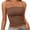 Khaki, variant on Gsakboxl Tank Tops for Women 2026 New Independent Station Strapless Tube Top Slim Fit Sleeveless Crop Camisole Basic No Shoulder Elegant Fashion Summer Daily Layering Blouse Black L
