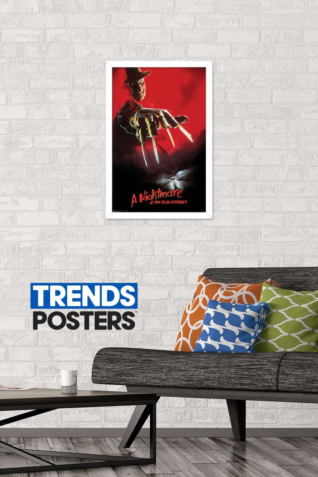 A Nightmare On Elm Street - One Sheet Wall Poster, 14.725" x 22.375", Framed