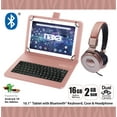 thumbnail image 2 of Naxa Electronics NID-1055 10.1-inch Core Tablet with Bluetooth Keyboard, Case and Headphone, 2 of 3