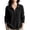 01# Black, variant on Women's Knit Sweater Half Zip Winter Cozy Ribbed Pullover Chunky Cable Soft Oversized Fit Casual Holiday S-5XL