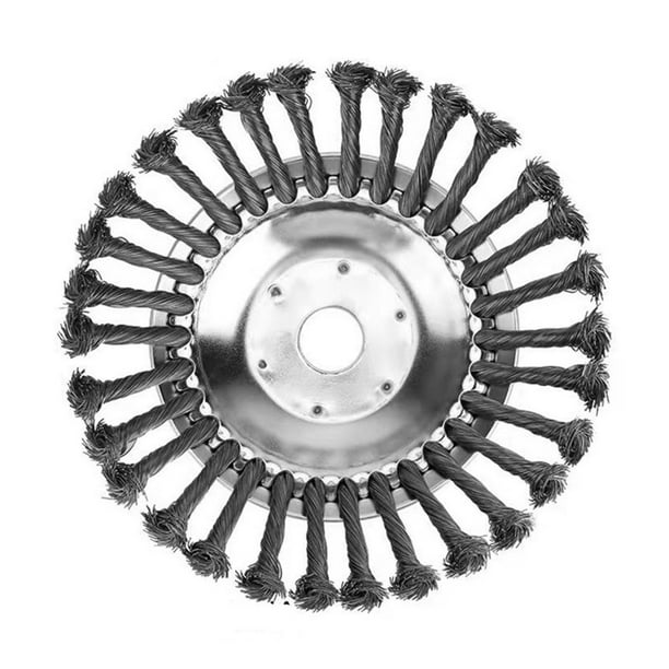 Disco de cepillo de rueda de alambre perfecl cabezal de corte 20 cm de diámetro