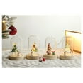 thumbnail image 3 of MOMOJIA Hand Blown Glass Christmas Tree - Small LED Lighted Glass Dome, Handmade Glazed Ornament & Festive Gift for Indoor Home Decor, 3 of 4