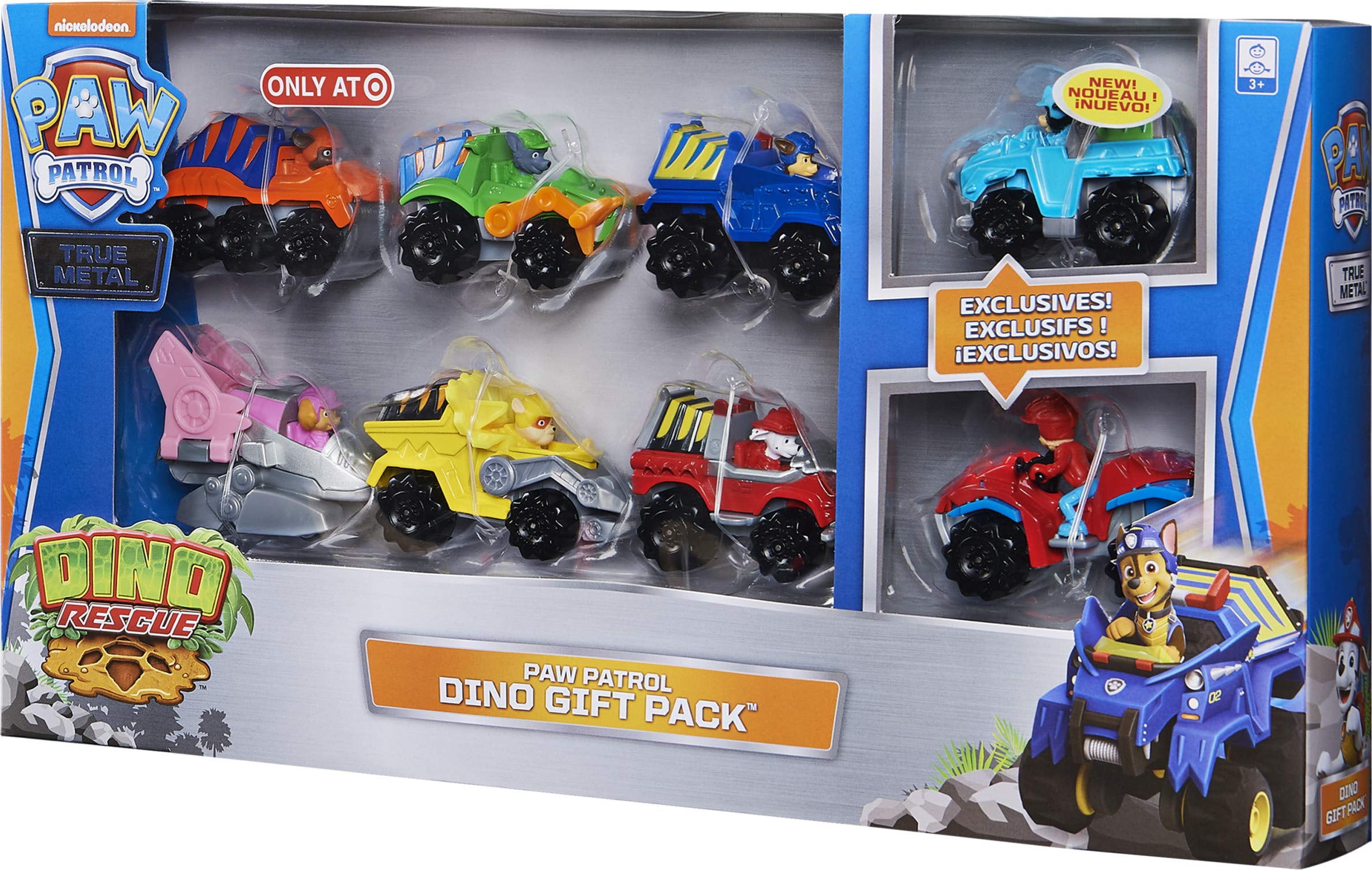 Paw Patrol True Metal Dino Gift Pack Diecast Car 8-Pack