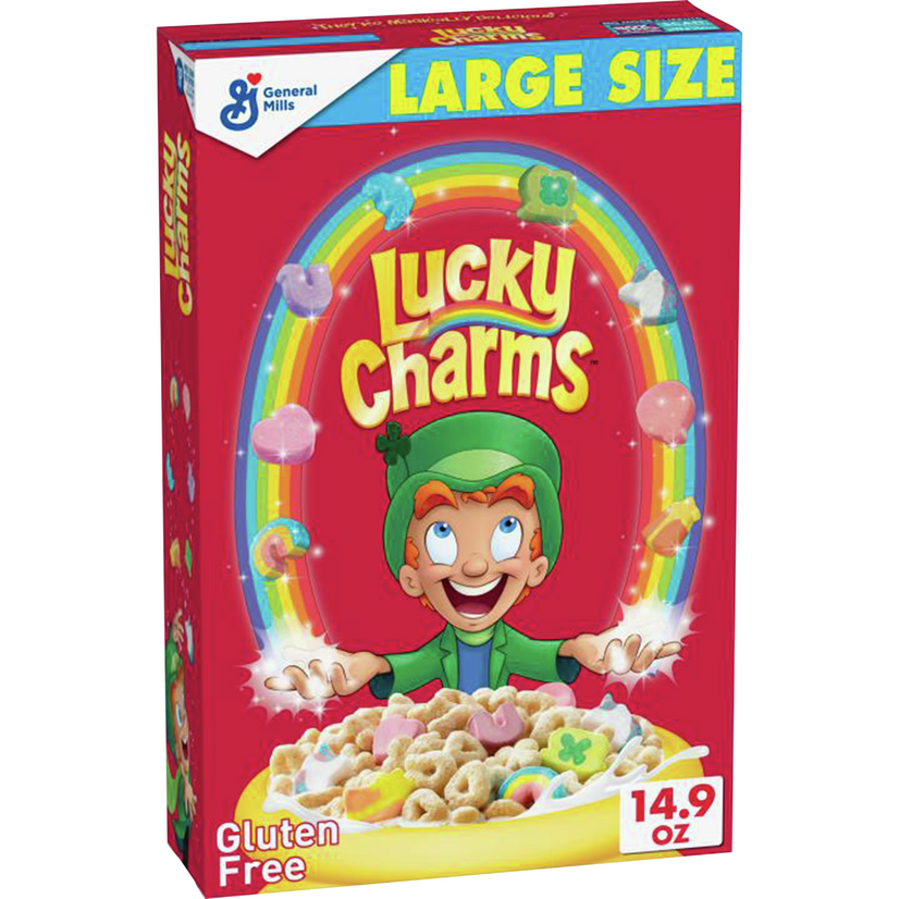 Lucky Charms, Marshmallow Breakfast Cereal with Unicorns, Gluten Free