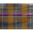 thumbnail image 4 of oneOone Georgette Viscose Dusty Blue Fabric Madras Check Sewing Fabric By The Yard Printed Diy Clothing Sewing Supplies 42 Inches Wide, 4 of 4