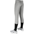 thumbnail image 3 of Champro Sports Fireball Womens Fastpitch Softball Knickers W/ Reinforced Double-Ply Knee Gray, Medium, 3 of 7
