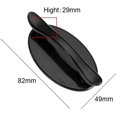 thumbnail image 2 of Jinsinto 4 Pieces Self-adhesive Drawer Handle Plastic Window Handle for Refrigerator Drawer Cabinets - Black, 2 of 5