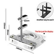 thumbnail image 1 of VC-3 Aluminum Alloy Graphics Card Support Computer Case Accessories Graphics Video Card Bracket for 12/14cm Fans Double rods S, 1 of 6