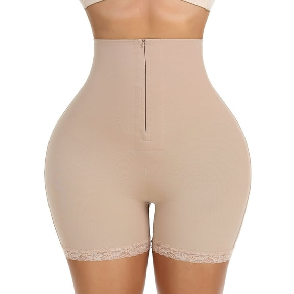 Vaslanda Body Shaper for Women Butt Lifting Shapewear Tummy Control Panties with Hook Zipper Closure
