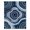 Blue, Pattern 15, variant on ODIKA 4' x 6' Machine Washable Non-Slip Area Rug, geometric geometric High Traffic Rug, Blue, 941233