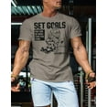 thumbnail image 2 of Gymish Set Goals Workout T-Shirt – Motivational Gym Shirt for Men, Exercise & Lifting Tee, Men’s Workout Apparel, Athletic Gym Wear, 2 of 5