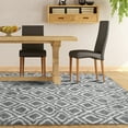 thumbnail image 3 of CAROMIO Luxury Shag Area Rug Modern Geometric Fluffy Rug Ultra Soft Indoor Fuzzy Floor Carpet, 5' x 8' Pale Gray, 3 of 7