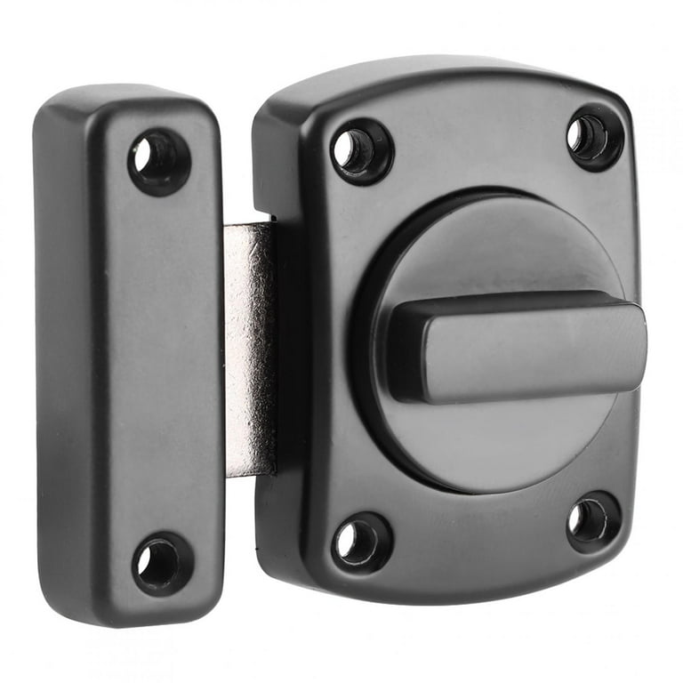 Source Gmart 1Pcs Industrial Hardware 1/2 Inch Black Zinc Alloy Finger Pull  Barn Doors Magnet Latch Sliding Bolt Lock For Latch on m.