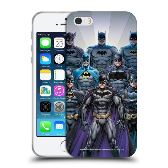 Head Case Designs Officially Licensed Batman DC Comics Iconic Comic Book Costumes Through The Years Soft Gel Case Compatible with Apple iPhone 5 / 5s / iPhone SE 2016