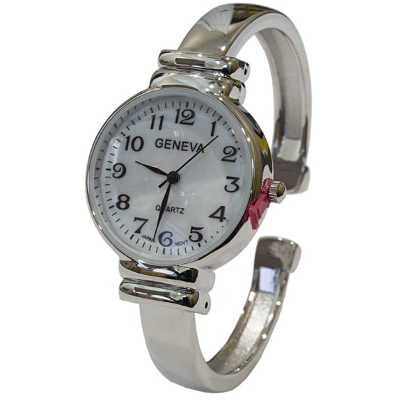 Blekon Collections Japanese Quartz Women's 31mm Case Metal Cuff Bangle Watch