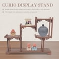 thumbnail image 4 of Antique Display Stand Craft Displaying Frame Novel Wooden Antique Storage Rack, 4 of 9