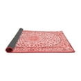 thumbnail image 2 of Ahgly Company Indoor Square Medallion Red Traditional Area Rugs, 4' Square, 2 of 4