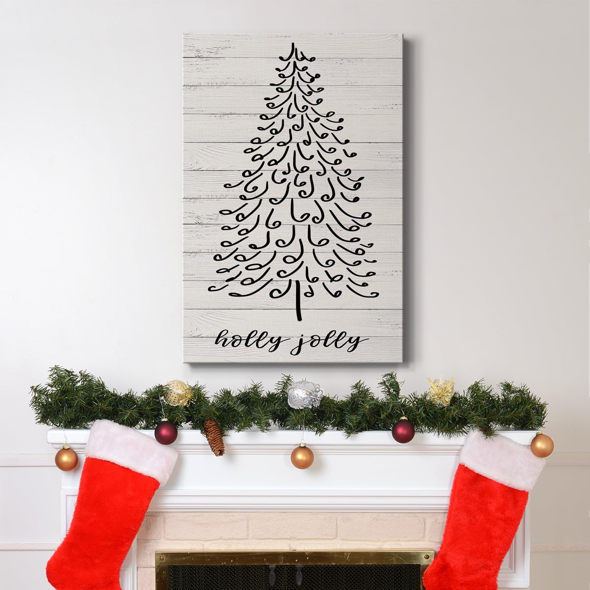 Holly Jolly- Gallery Wrapped Canvas