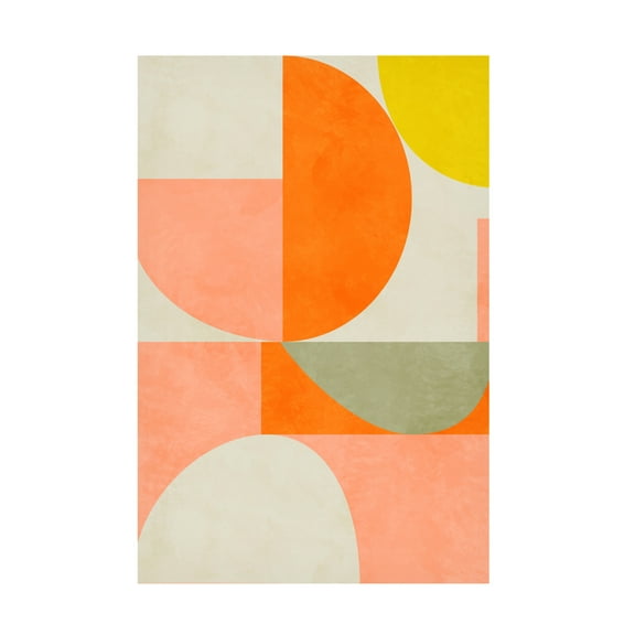 Trademark Fine Art Ana Rut Bre Summer Circles 3 Canvas Wall Art