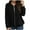Black, variant on Nmnitkp Womens Oversized Sweatshirt Ladies Fashion Fall Long Sleeve Zip Up Hooded Sweatshirts Hoodies Jackets