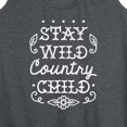 thumbnail image 3 of Instant Message - Stay Wild Country Child - Women's Racerback Tank Top, 3 of 6