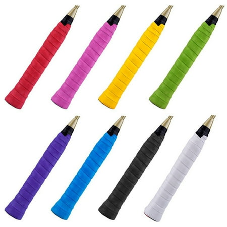 5 Pcs Tennis Grip Tape Squash Racket Band Wrapping Bands Overgrip Finishing Rod Sweatband Anti Strap