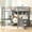 Gray, variant on Wood slats for mattress support, no spring box / Prolongs mattress service life