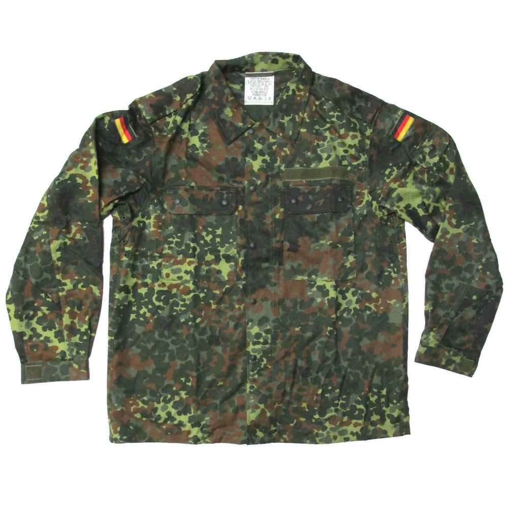 Flecktarn Camouflage German Army Shirt/Jacket NEW Unissued