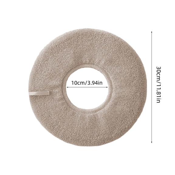 Washable Reusable Toilet Seat Cover, Soft Padded Cushioned Lid Pad, Fully Enclosed Zippered Design, Thickened Insulated Toilet Seat Protector for Home Bathroom Use, Universal Fit Toilet Seat Liner